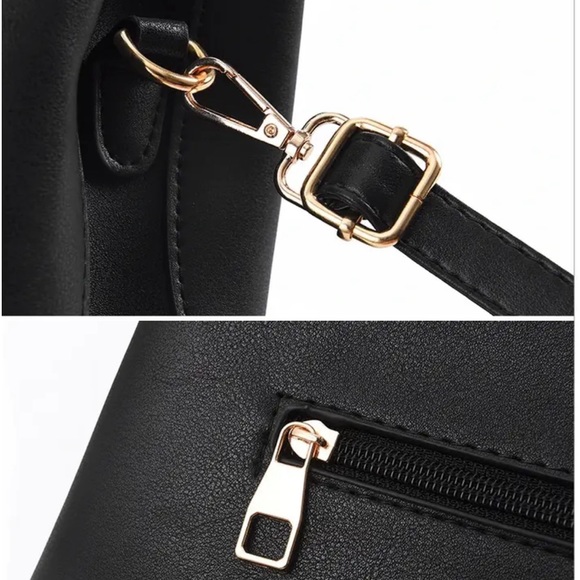 3D Flower PU Leather Handbag/Shoulder Bag/ Messenger Bag / Crossbody Bag - Picture 7 of 9